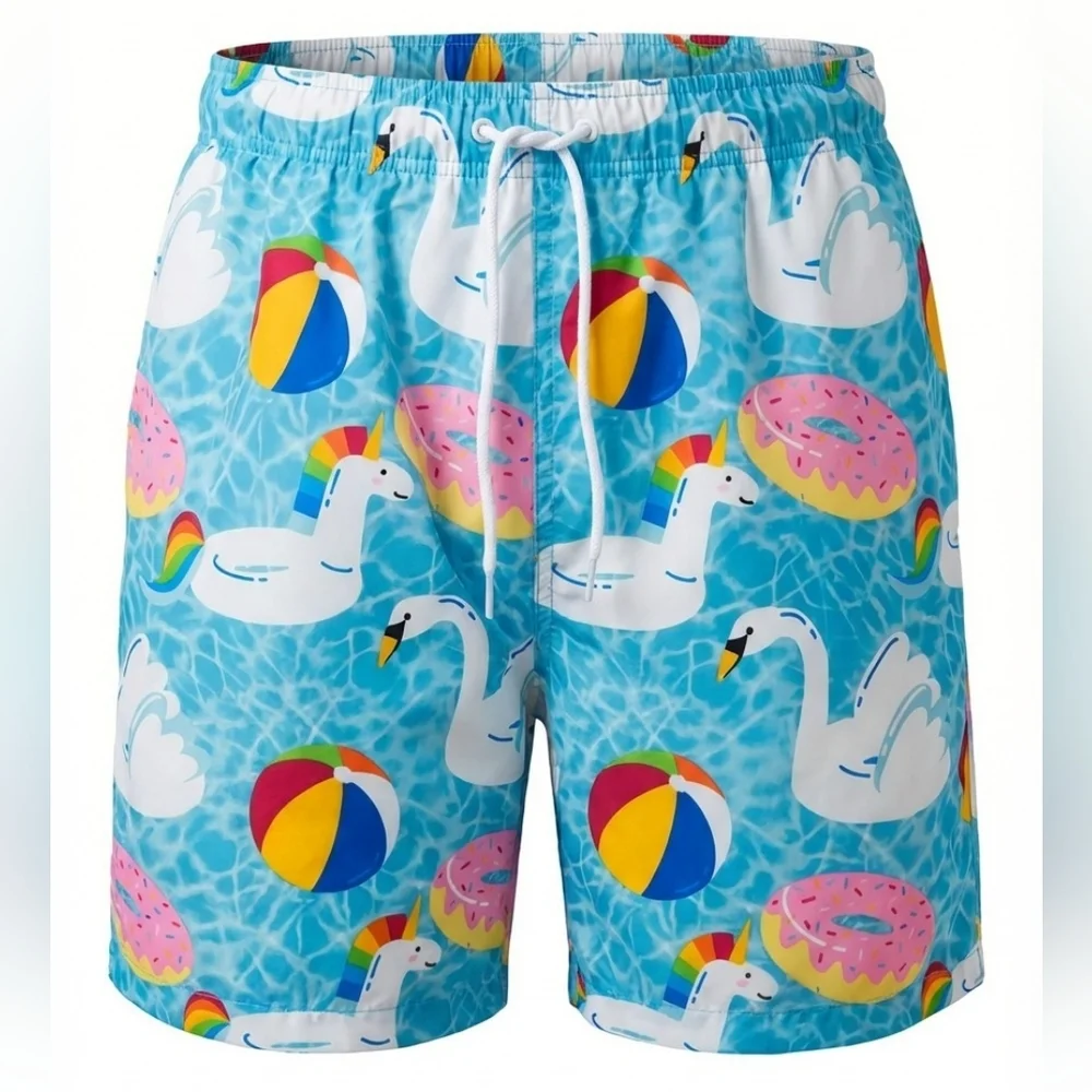 George Swim Board Shorts Print Size  XL